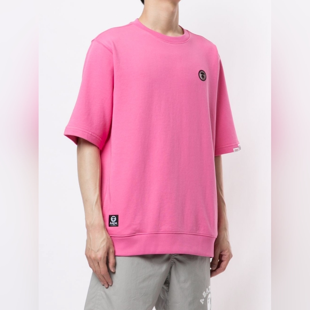 AAPE BY *A BATHING APE®logo embroidered T-shirt